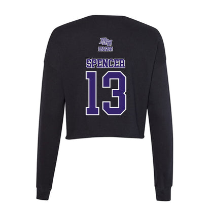 High Point - NCAA Women's Basketball : Macy Spencer - Women's Cropped Crew Fleece-1