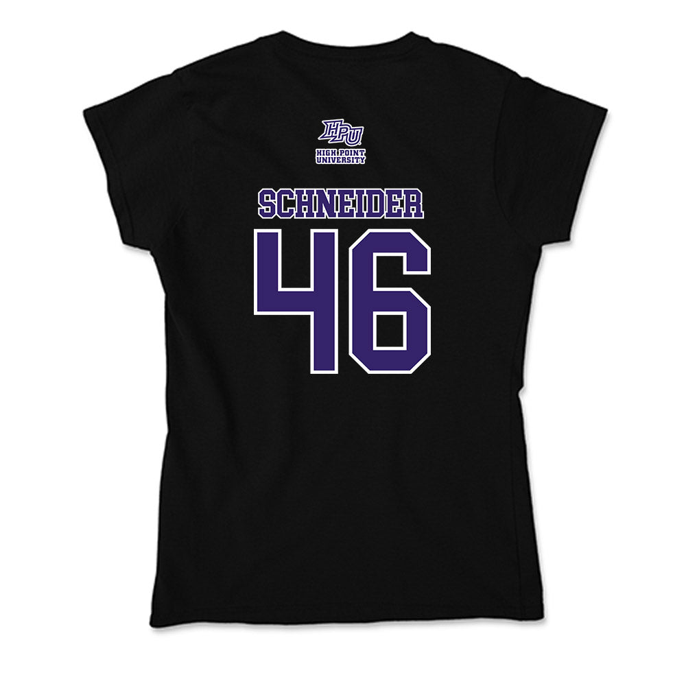 High Point - NCAA Baseball : Charlie Schneider - Soft Style Women’s T-Shirt-1