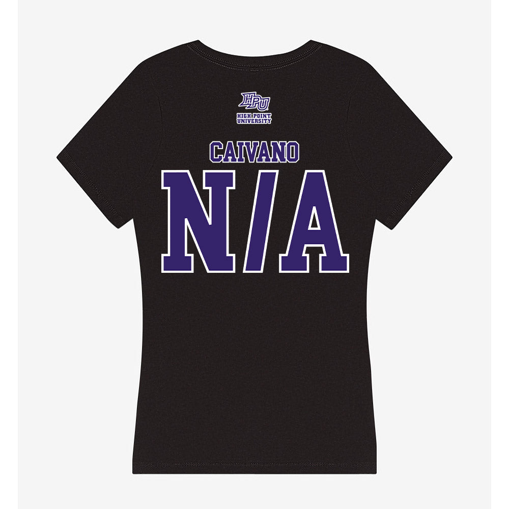 High Point - NCAA Men's Track & Field : David Caivano - Women's V-Neck T-Shirt-1