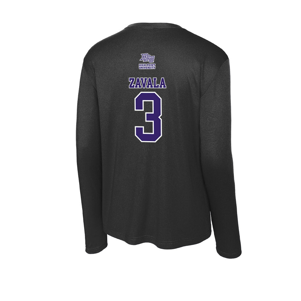 High Point - NCAA Women's Basketball : Nevaeh Zavala - Activewear Long Sleeve T-Shirt-1