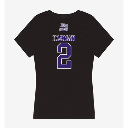 High Point - NCAA Baseball : Dawson Harman - Women's V-Neck T-Shirt-1