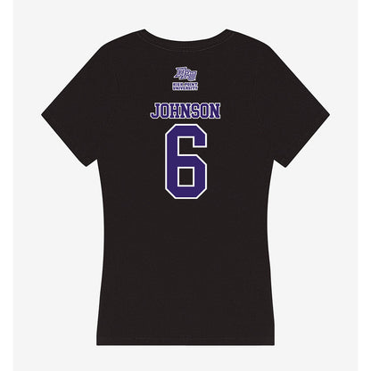 High Point - NCAA Men's Soccer : Koven Johnson - Women's V-Neck T-Shirt-1