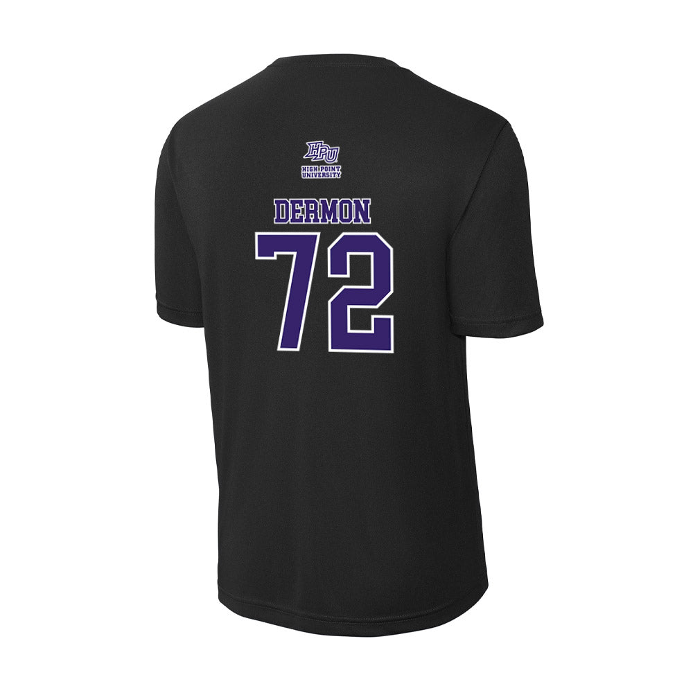 High Point - NCAA Men's Lacrosse : Luke Dermon - Activewear T-Shirt-1
