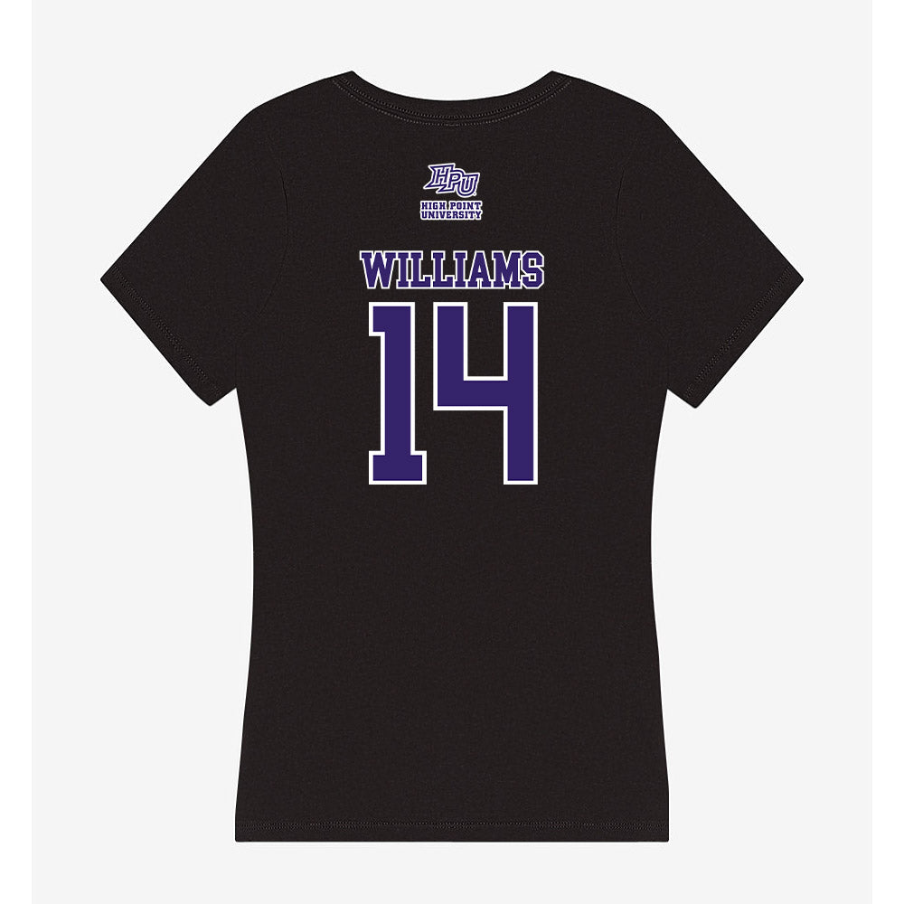 High Point - NCAA Men's Track & Field : Camerin Williams - Women's V-Neck T-Shirt-1