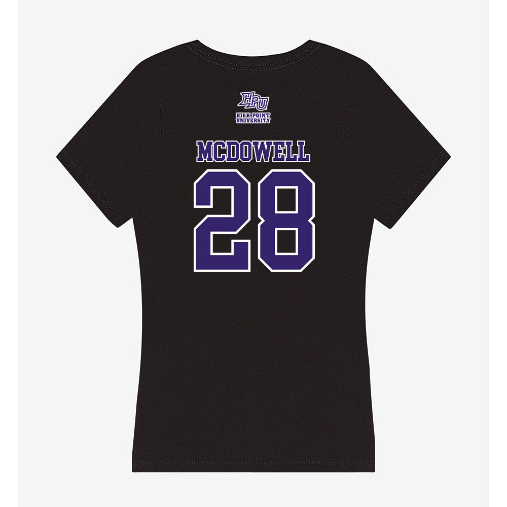 High Point - NCAA Men's Soccer : Jacob McDowell - Women's V-Neck T-Shirt-1