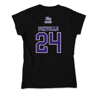 High Point - NCAA Men's Basketball : David Fonville - Soft Style Women’s T-Shirt-1