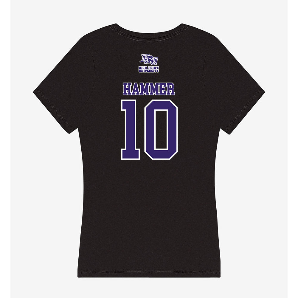 High Point - NCAA Women's Soccer : Ellie Hammer - Women's V-Neck T-Shirt-1