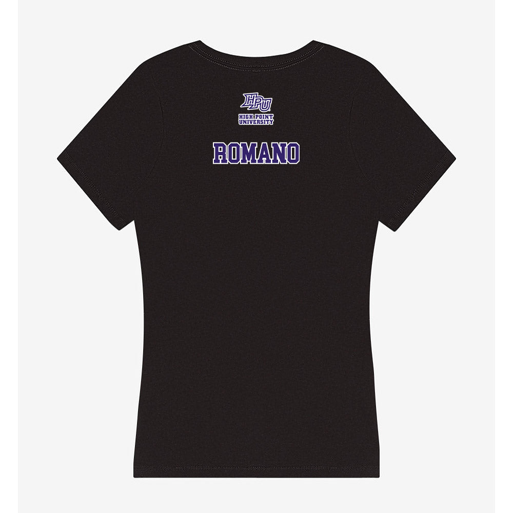 High Point - NCAA Women's Track & Field : Emily Romano - Women's V-Neck T-Shirt-1