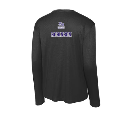 High Point - NCAA Men's Track & Field : A'lajuwan Robinson - Activewear Long Sleeve T-Shirt-1