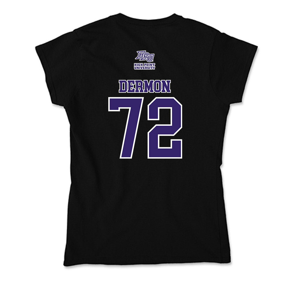 High Point - NCAA Men's Lacrosse : Luke Dermon - Soft Style Women’s T-Shirt-1