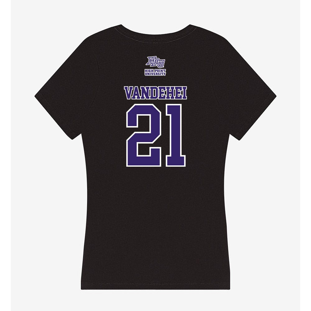 High Point - NCAA Men's Soccer : James VandeHei - Women's V-Neck T-Shirt-1