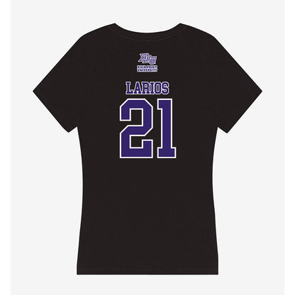 High Point - NCAA Women's Basketball : Emma Larios - Women's V-Neck T-Shirt-1
