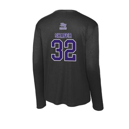 High Point - NCAA Baseball : Tyler Shafer - Activewear Long Sleeve T-Shirt-1