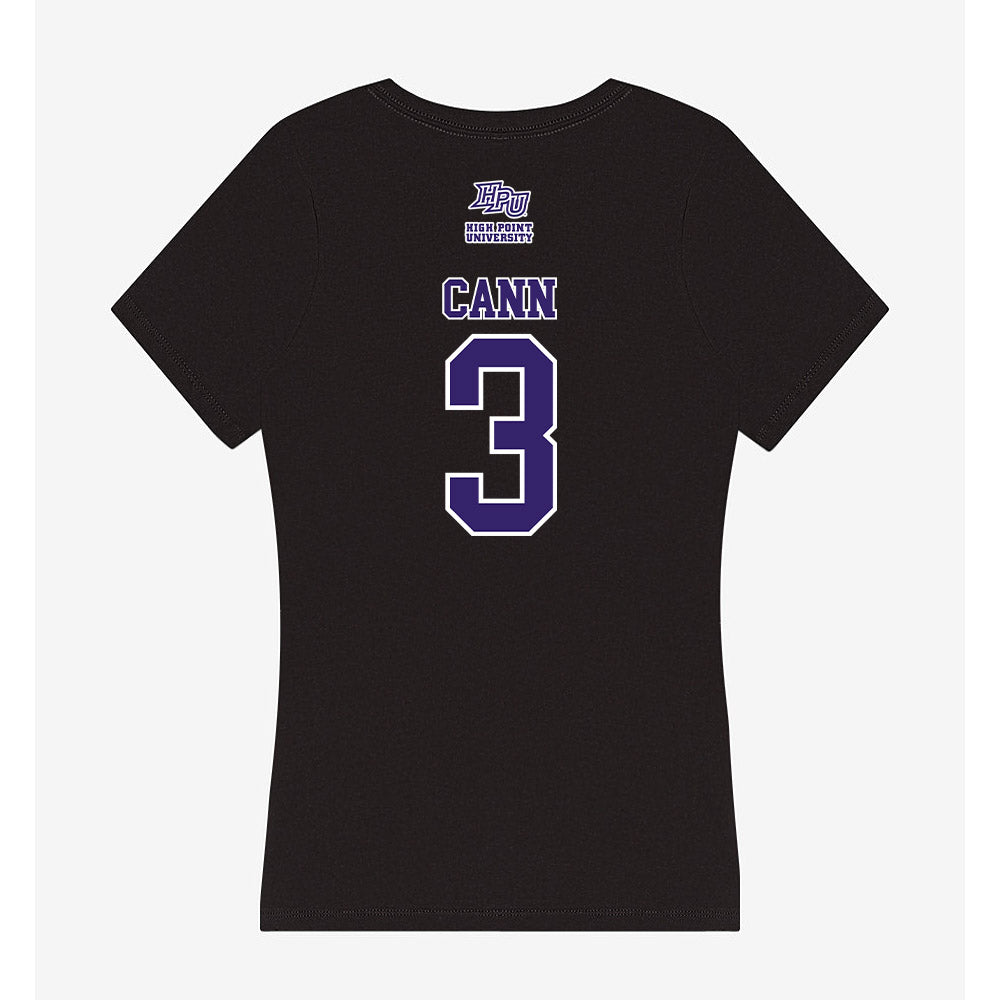 High Point - NCAA Men's Lacrosse : Ian Cann - Women's V-Neck T-Shirt-1