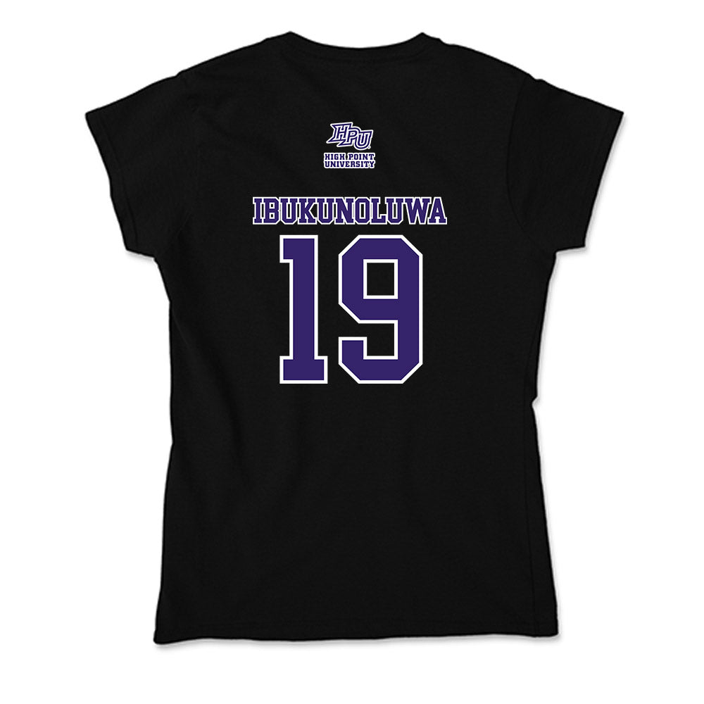 High Point - NCAA Men's Basketball : Josh Ibukunoluwa - Soft Style Women’s T-Shirt-1