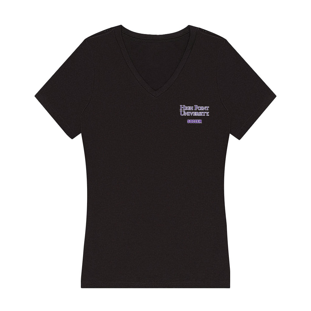 High Point - NCAA Women's Soccer : Ellie Hammer - Women's V-Neck T-Shirt-0