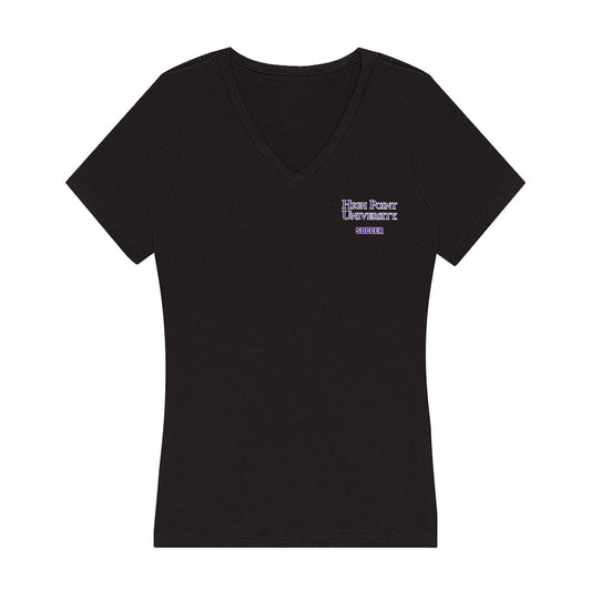 High Point - NCAA Men's Soccer : Jacob McDowell - Women's V-Neck T-Shirt-0
