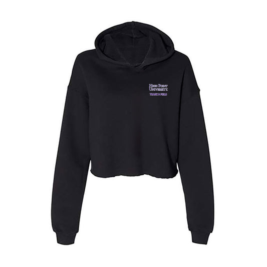 High Point - NCAA Men's Track & Field : Andrew Taylor - Women's Crop Fleece Hoodie-0