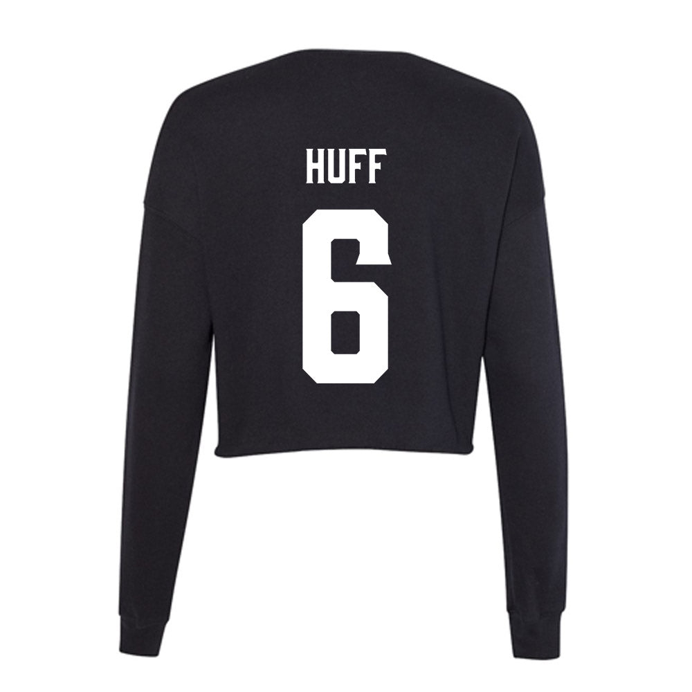 Furman - NCAA Football : Tyler Huff - Women's Cropped Crew Fleece-1