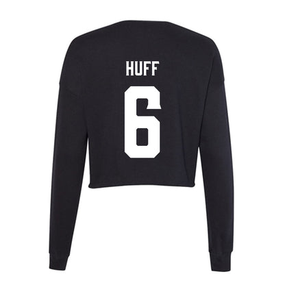 Furman - NCAA Football : Tyler Huff - Women's Cropped Crew Fleece-1