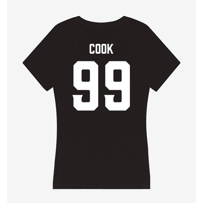 Furman - NCAA Football : Sirod Cook - Women's V-Neck T-Shirt-1