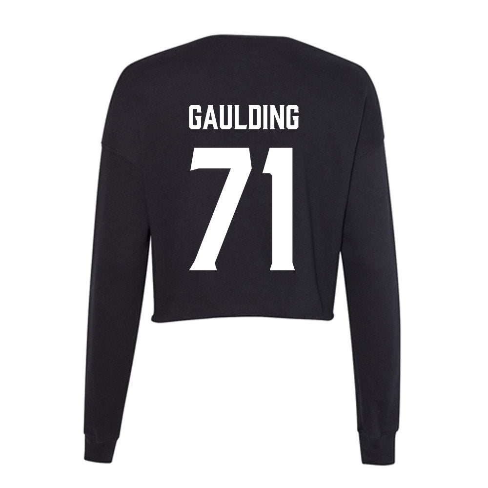 Furman - NCAA Football : Edwin Gaulding - Women's Cropped Crew Fleece-1