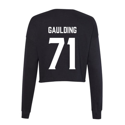 Furman - NCAA Football : Edwin Gaulding - Women's Cropped Crew Fleece-1