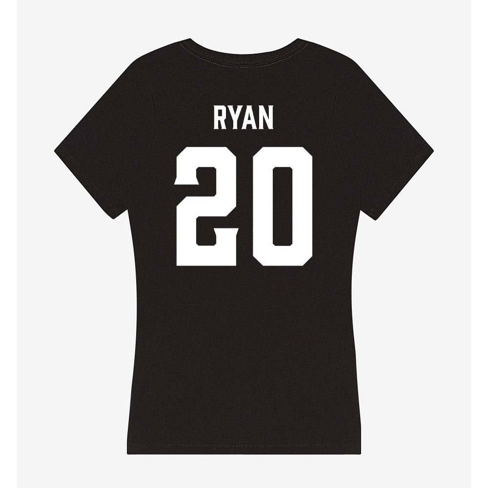 Furman - NCAA Women's Basketball : Sydney Ryan - Women's V-Neck T-Shirt-1