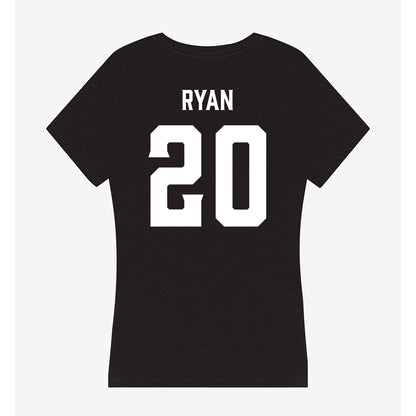 Furman - NCAA Women's Basketball : Sydney Ryan - Women's V-Neck T-Shirt-1