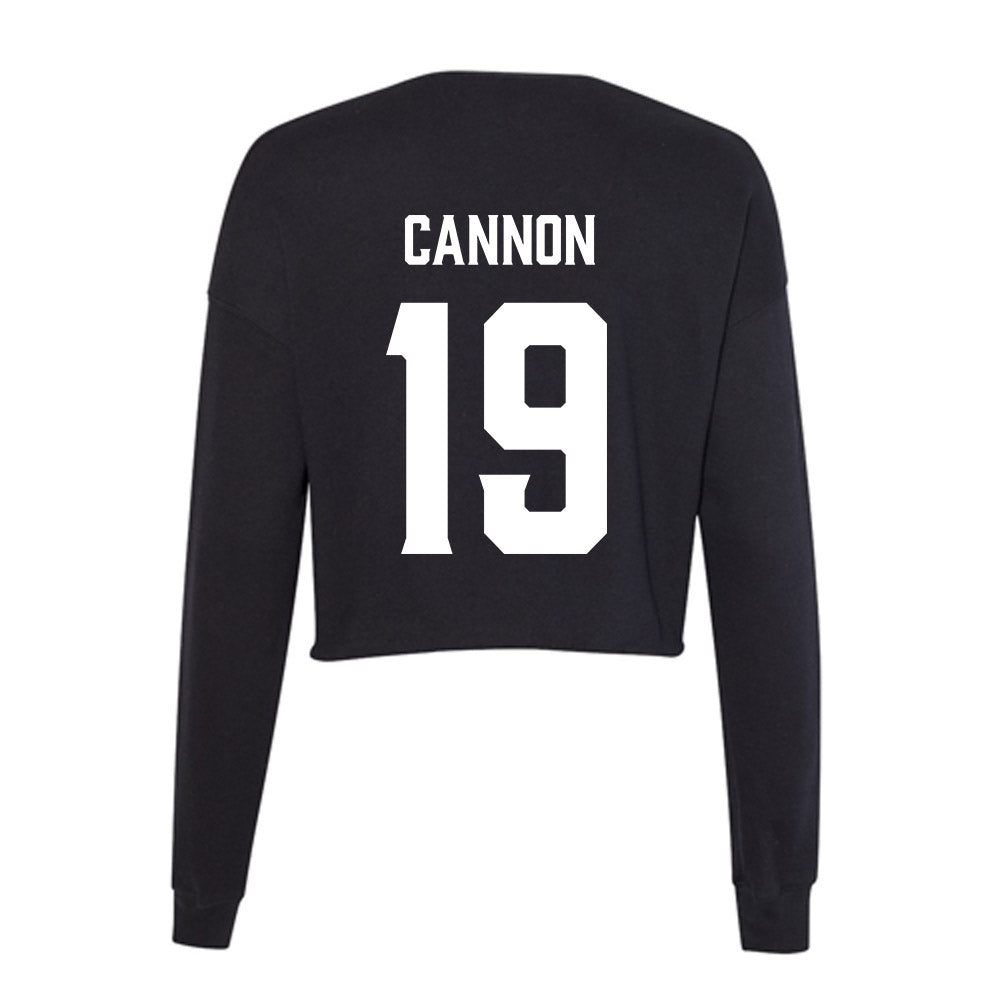 Furman - NCAA Football : Nicholas Cannon - Women's Cropped Crew Fleece-1