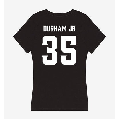 Furman - NCAA Football : Douglas Durham Jr - Women's V-Neck T-Shirt-1