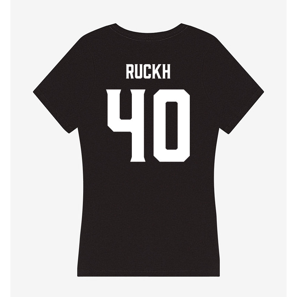 Furman - NCAA Football : Aiden Ruckh - Women's V-Neck T-Shirt-1