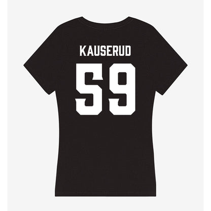 Furman - NCAA Football : Ty Kauserud - Women's V-Neck T-Shirt-1