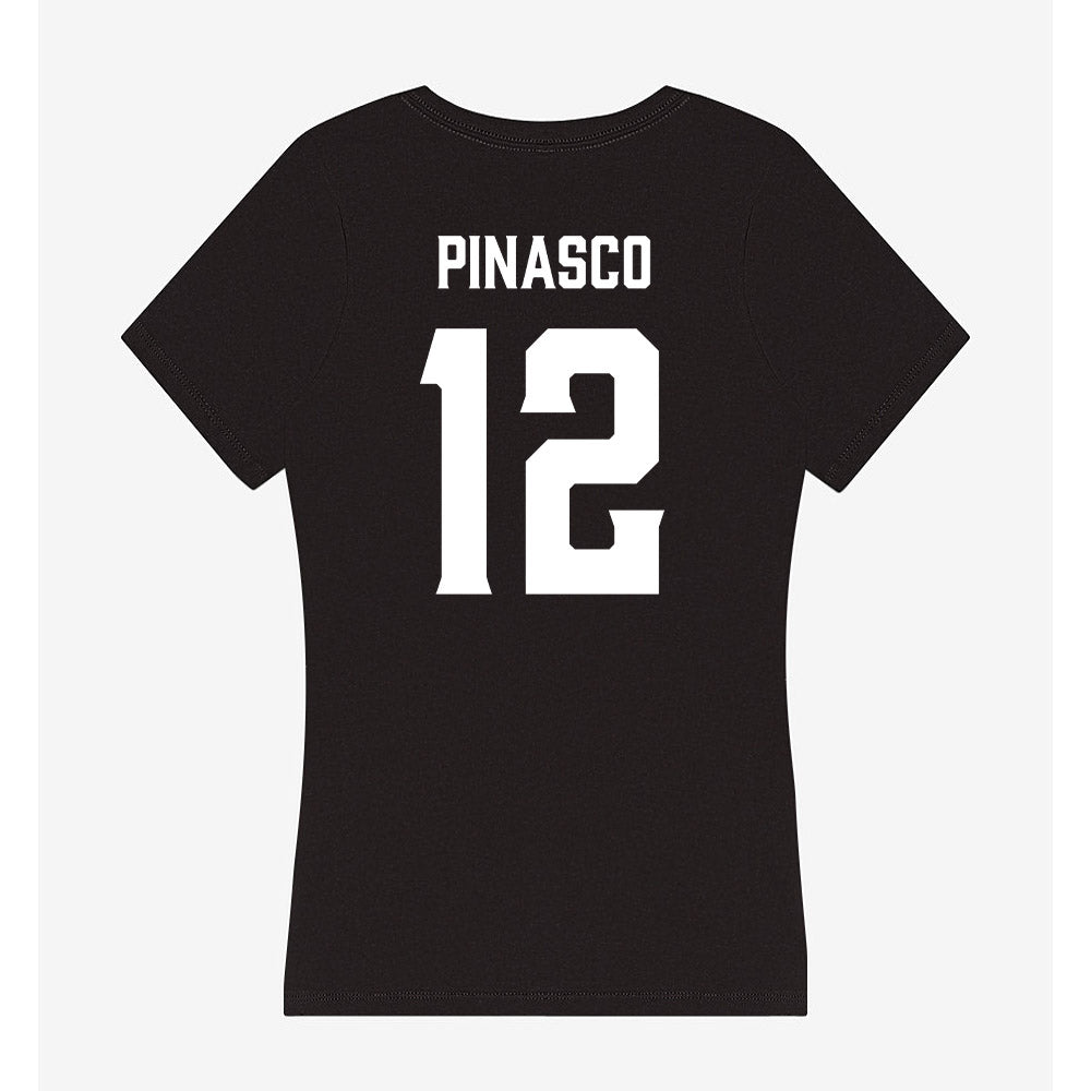 Furman - NCAA Women's Soccer : Bri Pinasco - Women's V-Neck T-Shirt-1