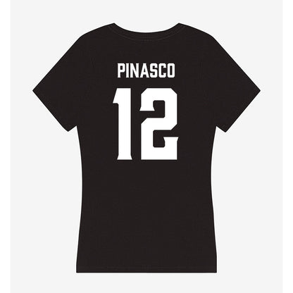 Furman - NCAA Women's Soccer : Bri Pinasco - Women's V-Neck T-Shirt-1