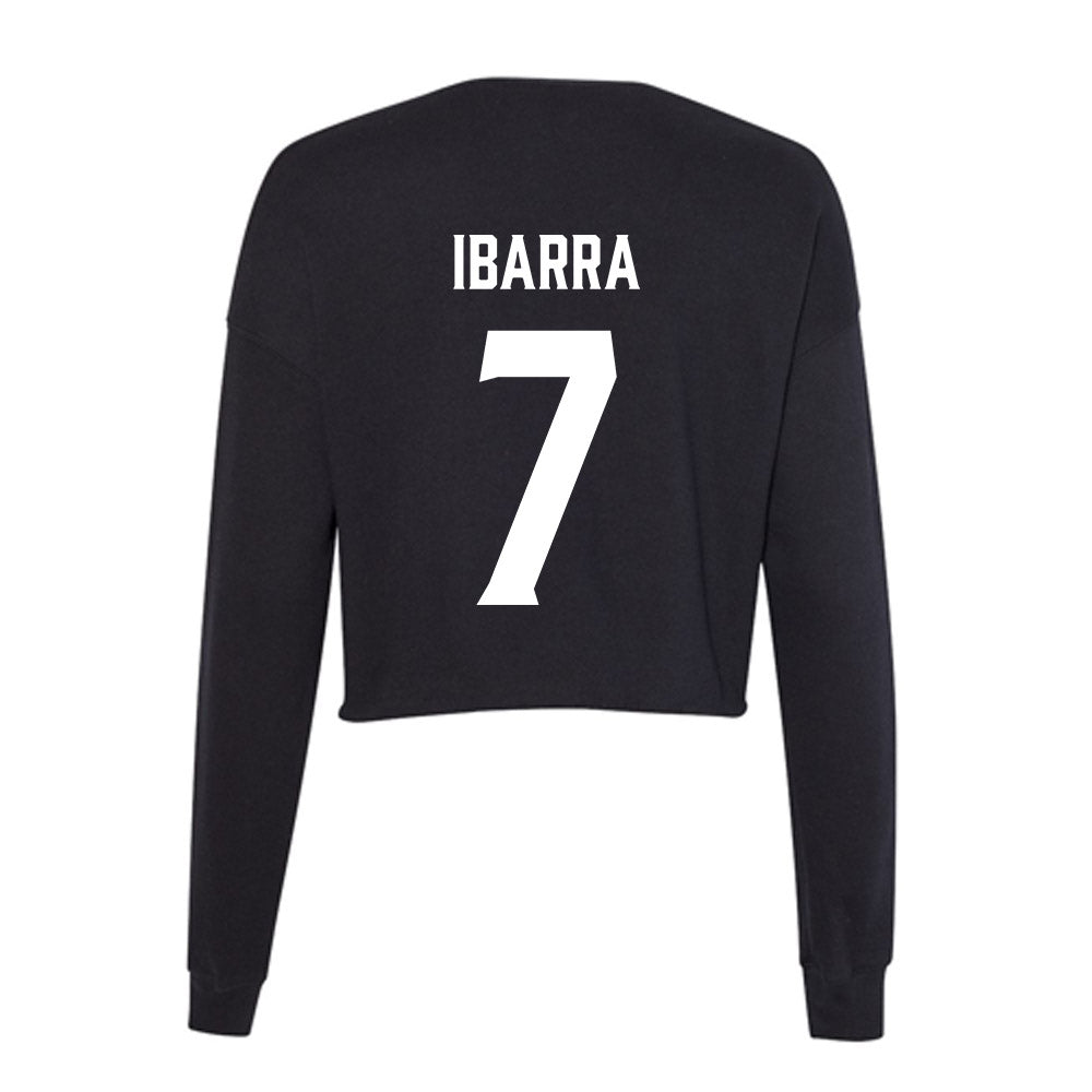 Furman - NCAA Women's Soccer : Alexa Ibarra - Women's Cropped Crew Fleece-1