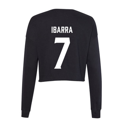 Furman - NCAA Women's Soccer : Alexa Ibarra - Women's Cropped Crew Fleece-1