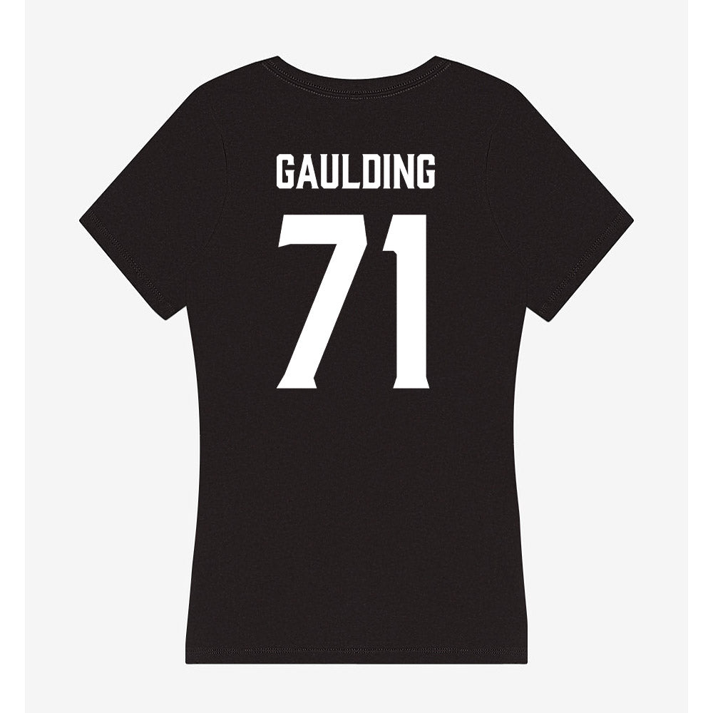 Furman - NCAA Football : Edwin Gaulding - Women's V-Neck T-Shirt-1