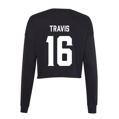 Furman - NCAA Men's Soccer : Grayson Travis - Women's Cropped Crew Fleece-1