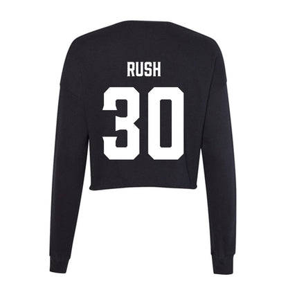 Furman - NCAA Football : Quay Rush - Women's Cropped Crew Fleece-1