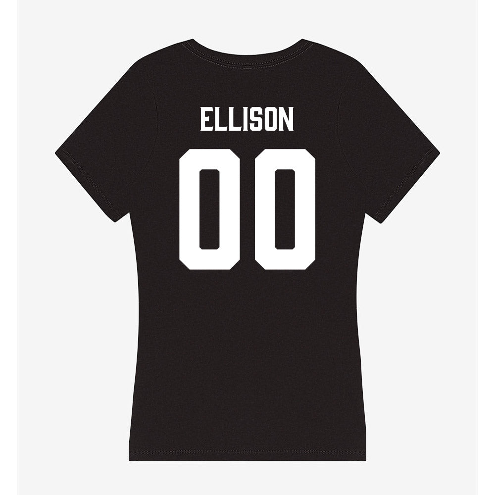 Furman - NCAA Football : Caleb Ellison - Women's V-Neck T-Shirt-1