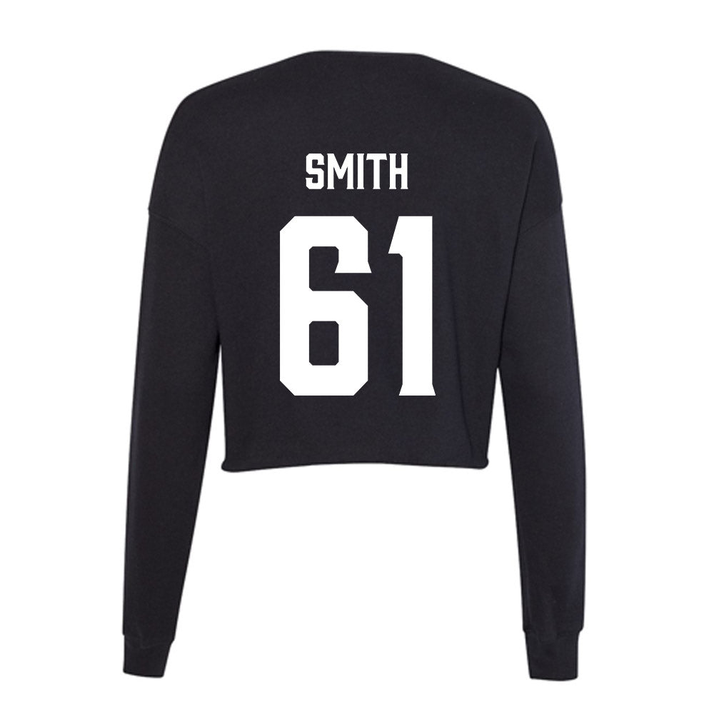 Furman - NCAA Football : Brady Smith - Women's Cropped Crew Fleece-1