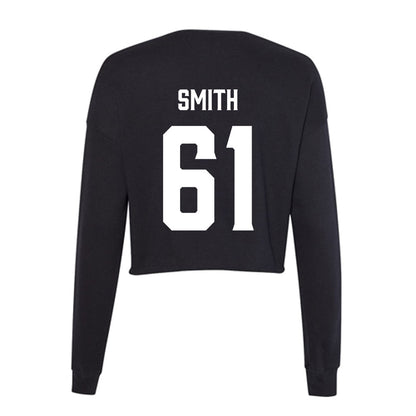 Furman - NCAA Football : Brady Smith - Women's Cropped Crew Fleece-1