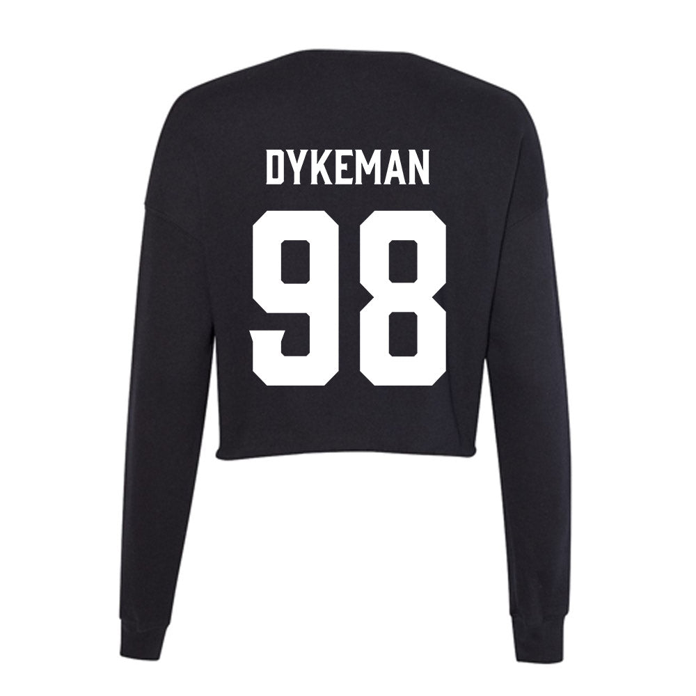 Furman - NCAA Football : Maddox Dykeman - Women's Cropped Crew Fleece-1