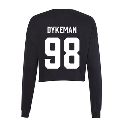 Furman - NCAA Football : Maddox Dykeman - Women's Cropped Crew Fleece-1