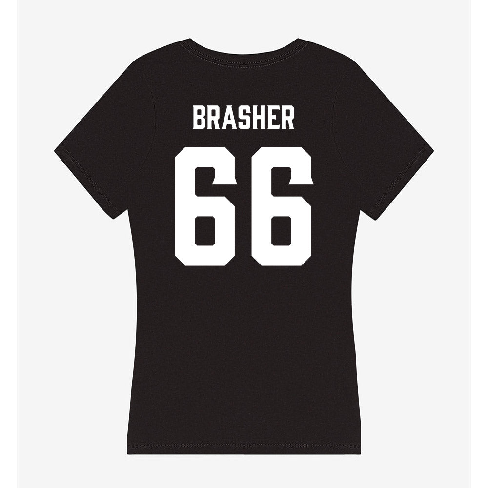 Furman - NCAA Football : Eli Brasher - Women's V-Neck T-Shirt-1