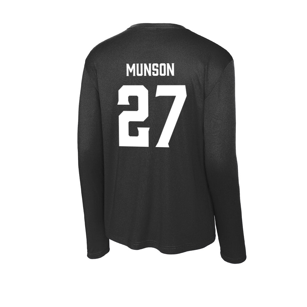 Furman - NCAA Men's Soccer : Luke Munson - Activewear Long Sleeve T-Shirt-1