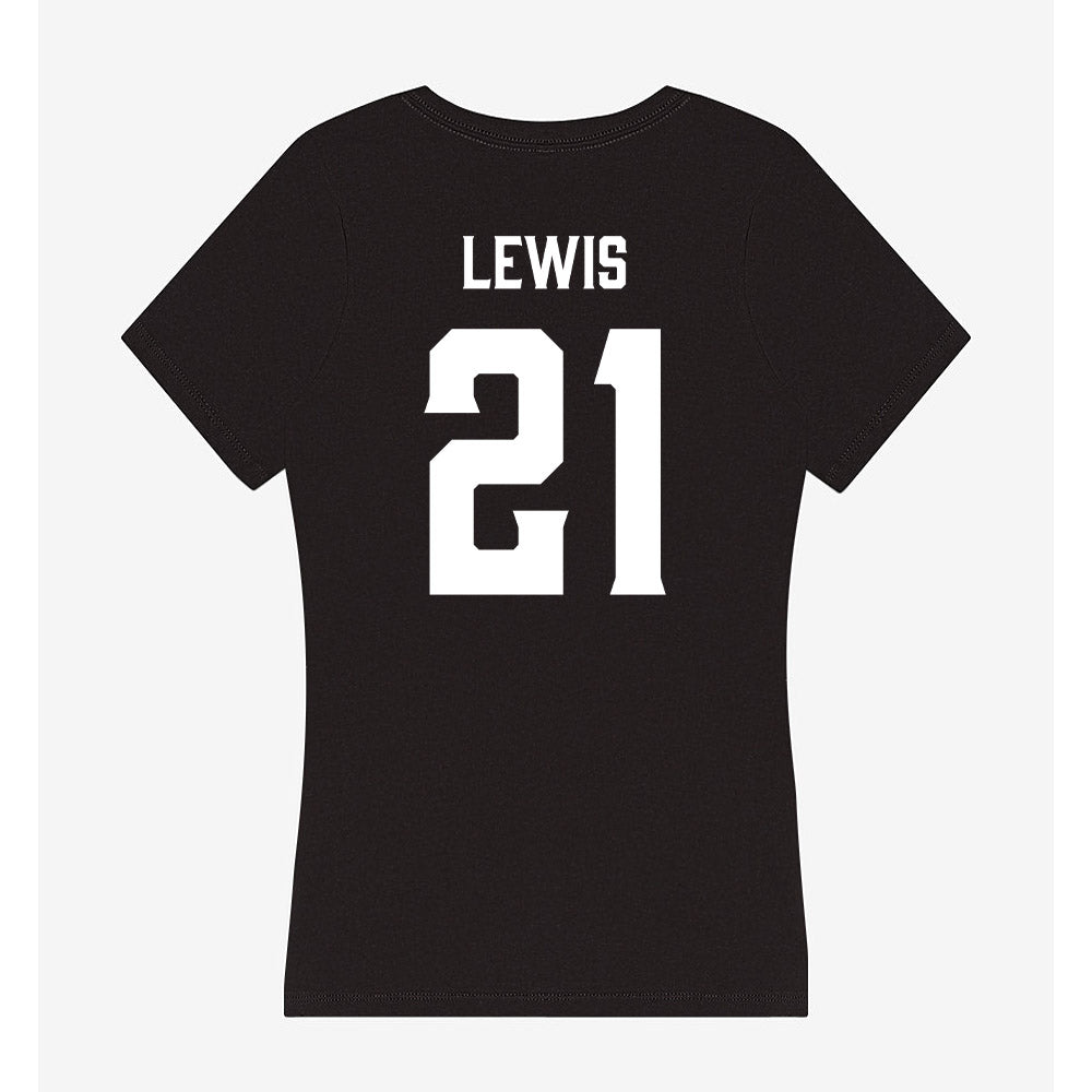 Furman - NCAA Football : Billy Lewis - Women's V-Neck T-Shirt-1