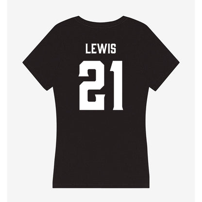 Furman - NCAA Football : Billy Lewis - Women's V-Neck T-Shirt-1