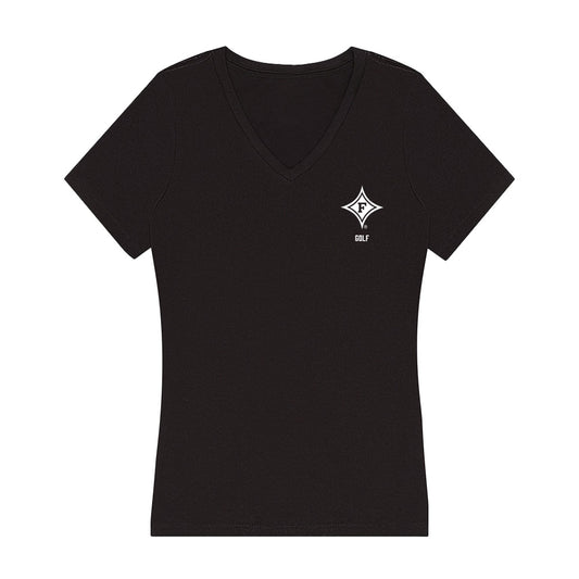 Furman - NCAA Women's Golf : Olivia Hasselbach - Women's V-Neck T-Shirt-0